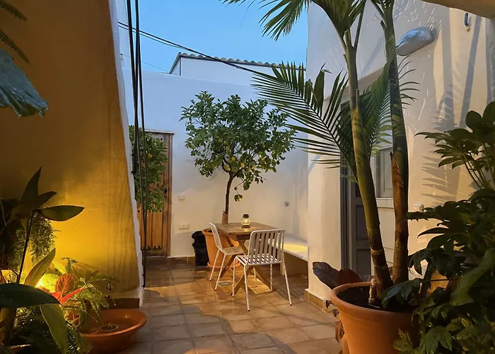 Charming Historic Townhouse With A Patio And Private Terrace In Mojacar Pueblo